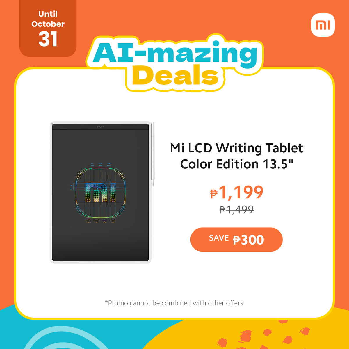 Xiaomi LCD Writing Tablet 13 5 Color Edition Authorized Xiaomi Store Xiaomi lcd writing tablet 13 5 color edition authorized xiaomi store