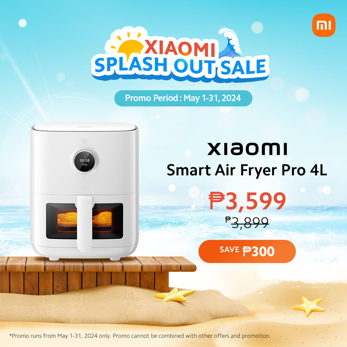 Xiaomi Smart Air Fryer Pro 4L  Authorized Xiaomi Store PH Online