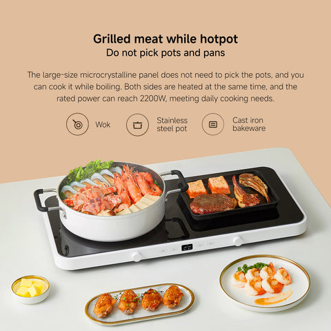 Mijia Double Induction Cooker with Griddle