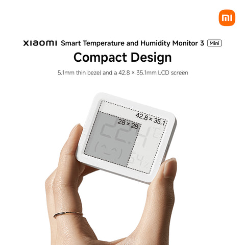 Xiaomi Smart Temperature and Humidity Monitor 3 Mini