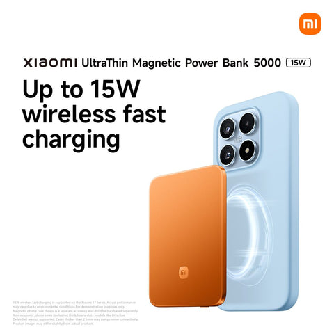 Xiaomi UltraThin Magnetic Power Bank 5000mAh 15W