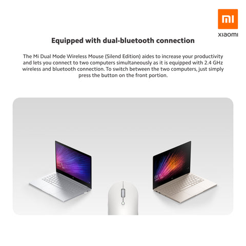 Mi Dual Mode Wireless Mouse Silent Edition