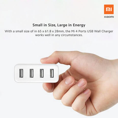 Mi 4 Ports USB Wall Charger
