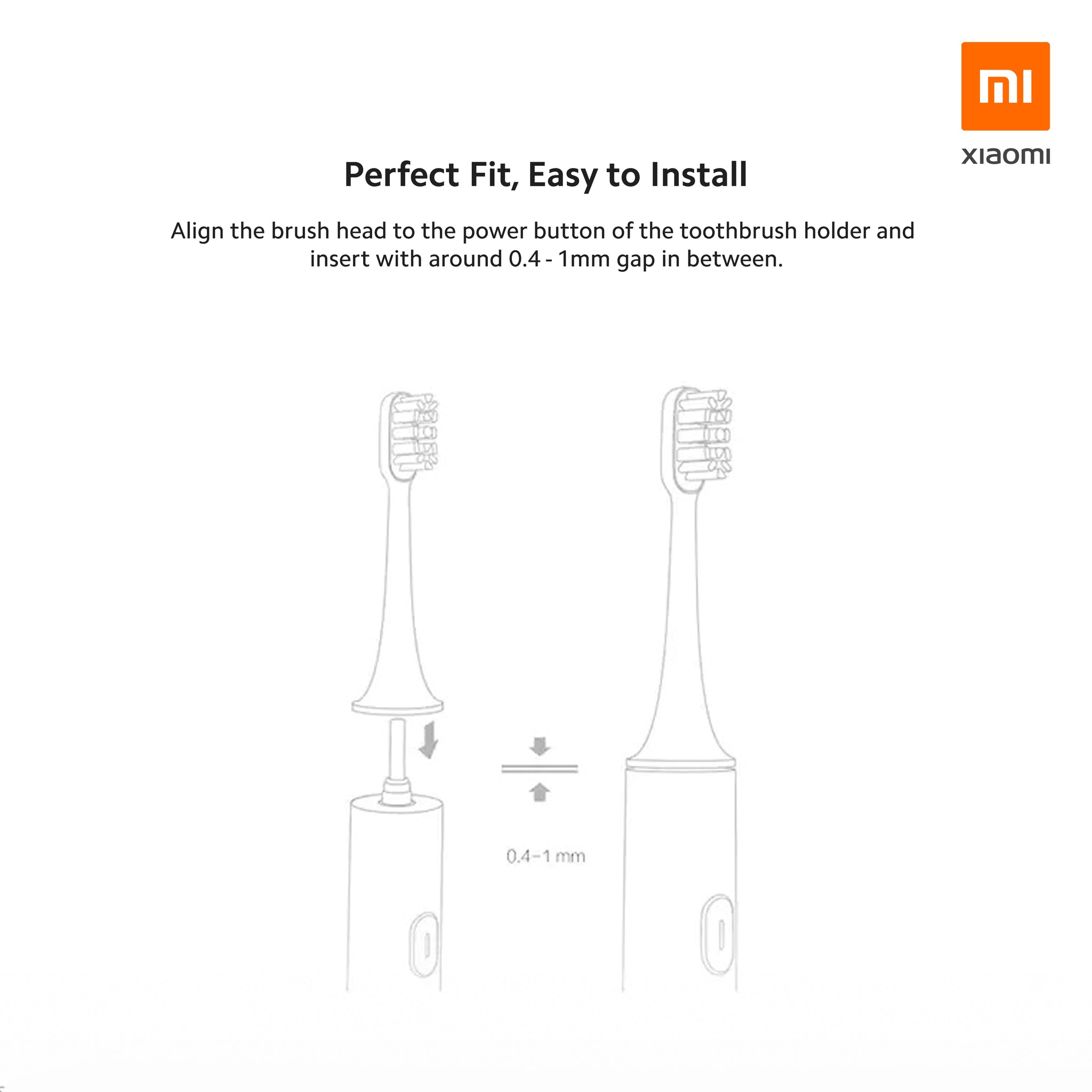 Xiaomi Mi Electric Toothbrush Head 3pack Authorized Xiaomi Store PH