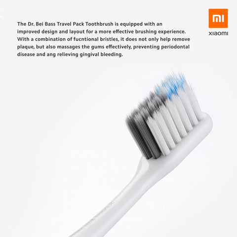 Dr. Bei Bass Travel Pack Toothbrush